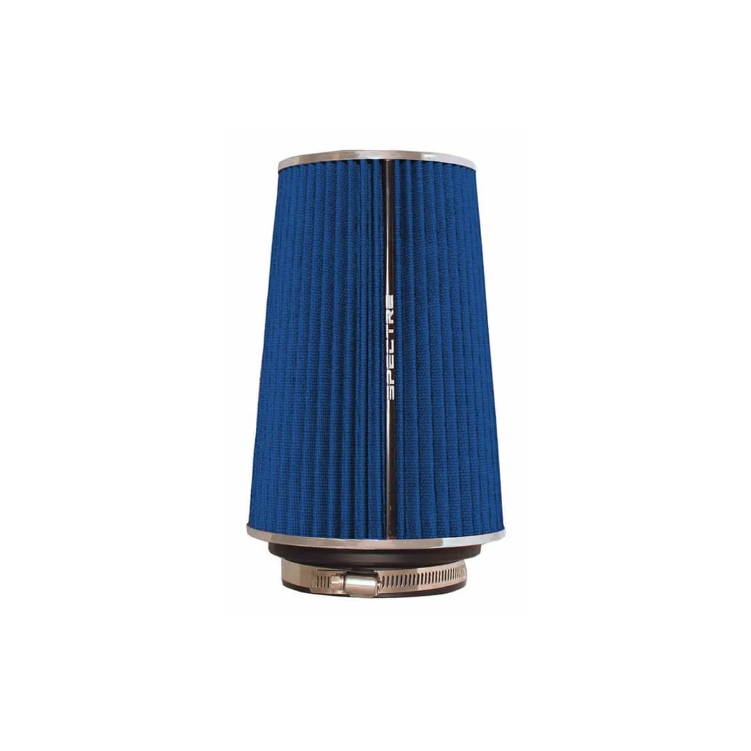 9736 – SPECTRE Air Filter, Blue Pre-Oiled Cotton Fiber P5 Cone With Multi-Fit Base 4.8 Inch Top Outside Diameter X 6....